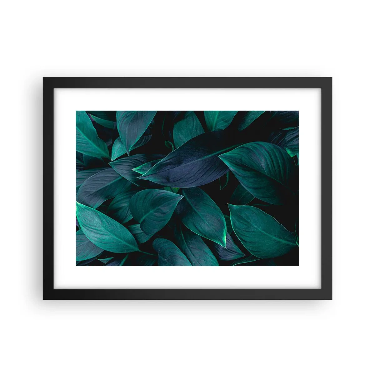 Poster în ramă neagră - Verdeața în sine - 40x30 cm
