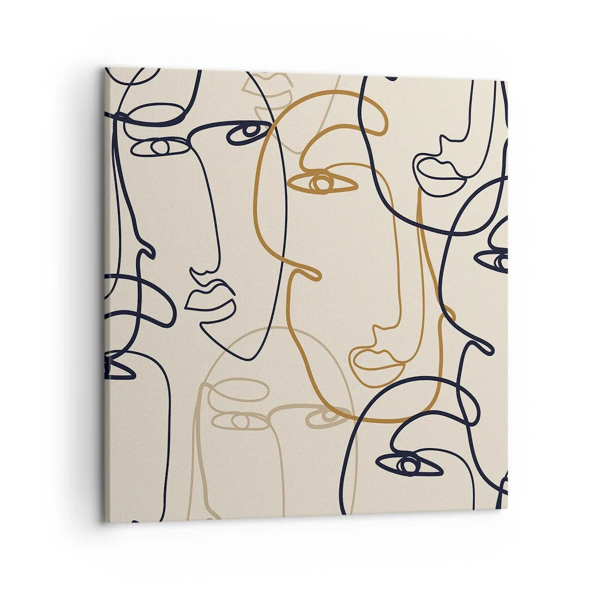 Tablou pe pânză - Portret multiplicat - 50x50 cm