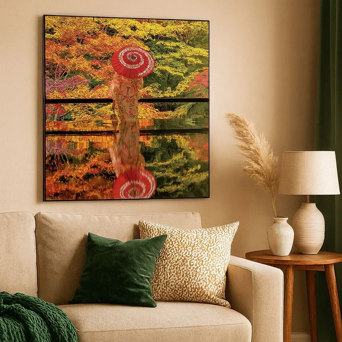 Tablou pe pânză - În templul naturii - 30x30 cm