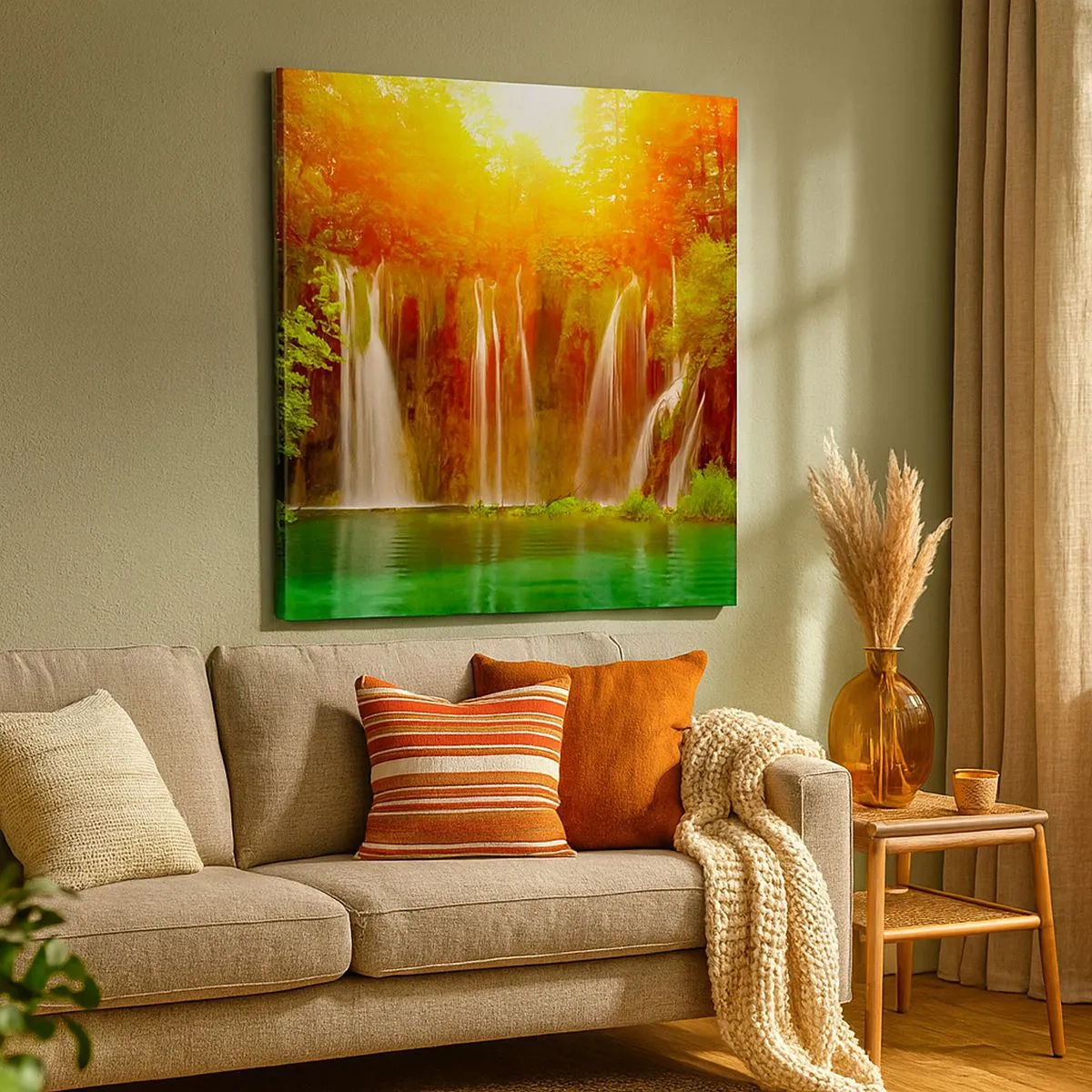 Tablou pe pânză - La soare și la umbră - 30x30 cm