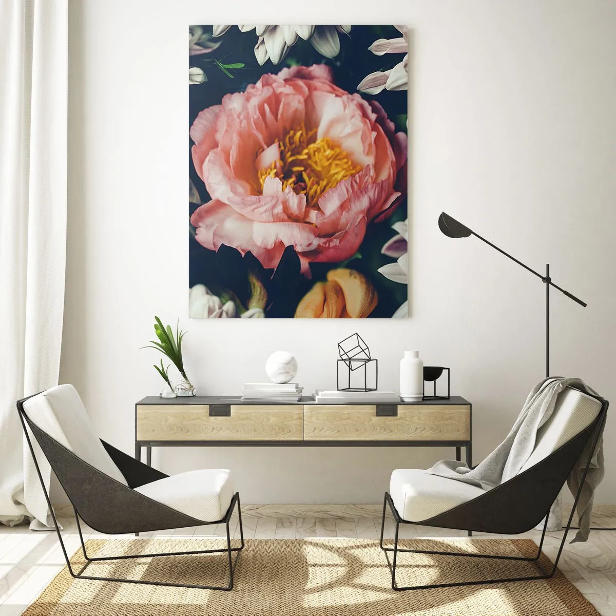 Tablou pe sticlă - Cu splendoare barocă - 50x70 cm