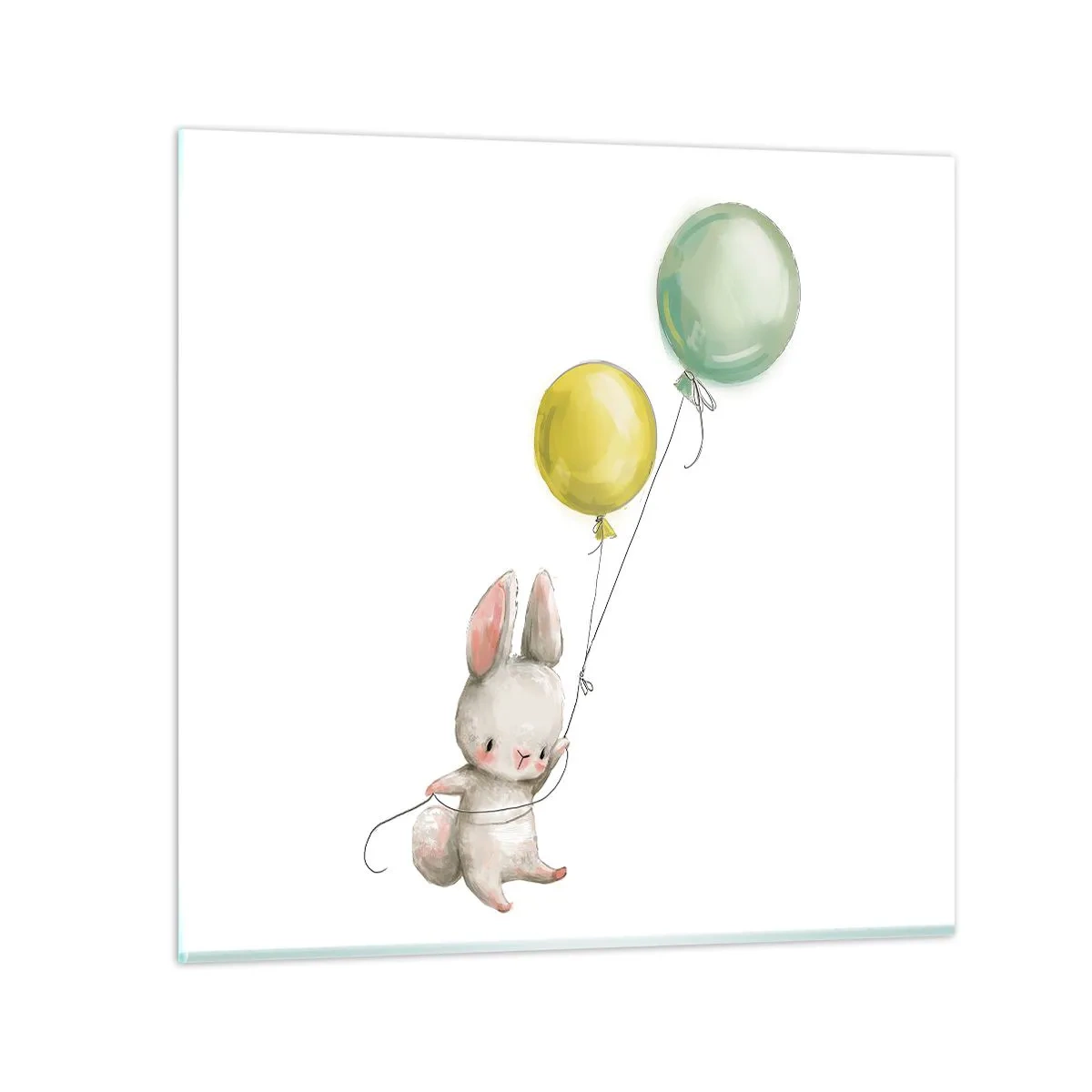 Tablou pe sticlă - Voi zbura și eu! - 70x70 cm