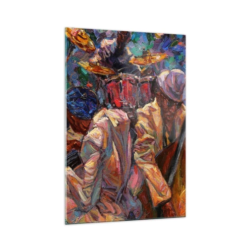 Tablou pe sticlă - Într-un ritm - 70x100 cm