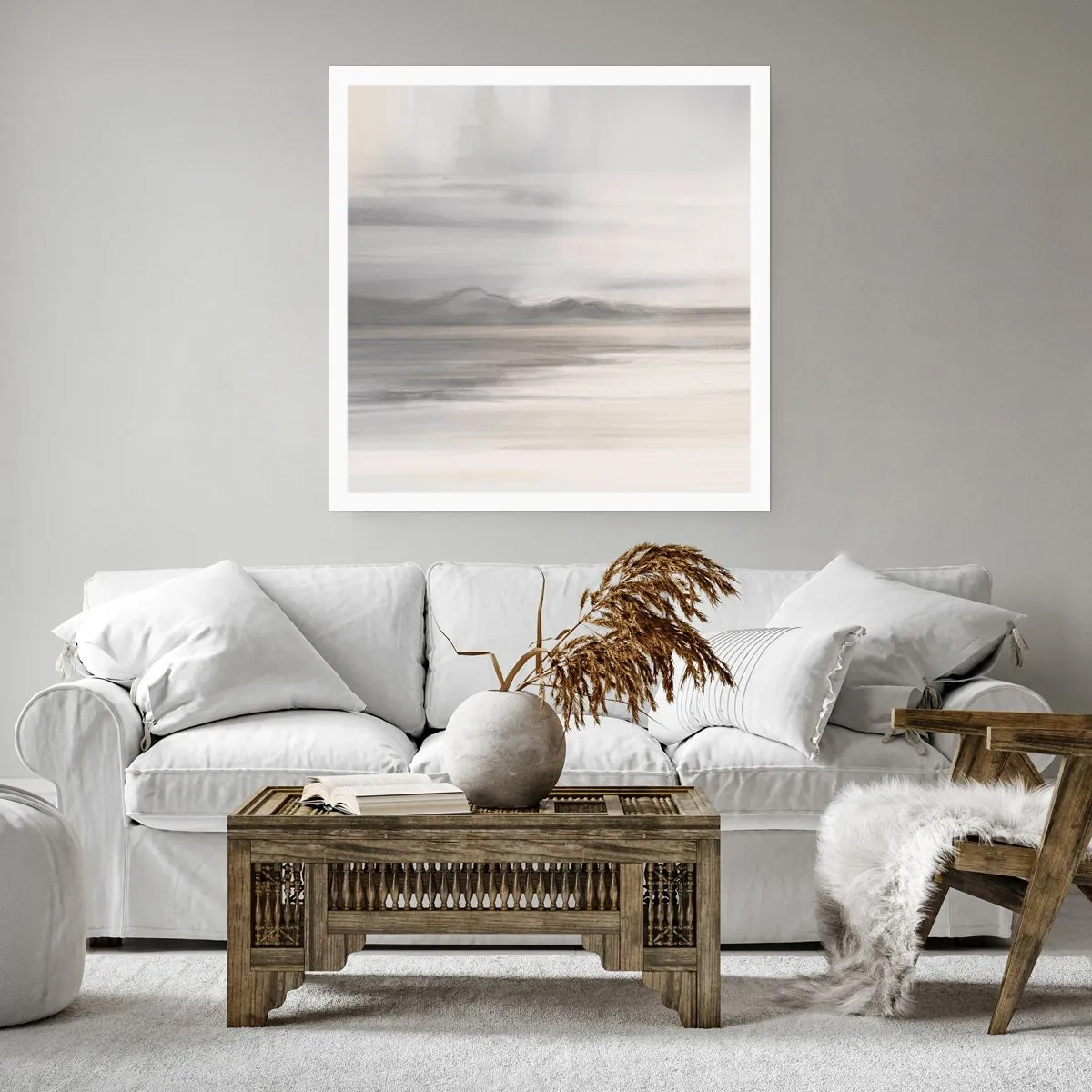 Poster - Gândul îndepărtat - 40x40 cm