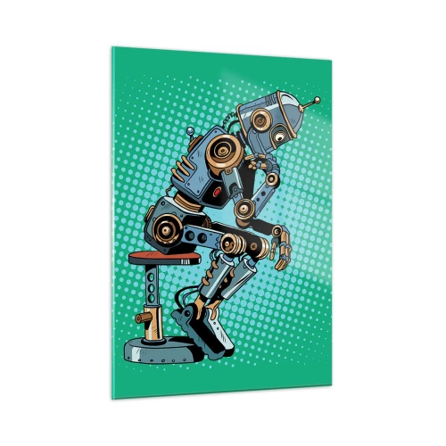 Tablou pe sticlă - Peste esența ființei - 50x70 cm