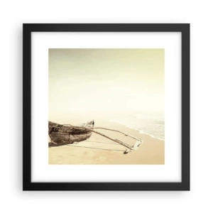 Poster în ramă neagră - O amintire din Mările Sudului - 30x30 cm