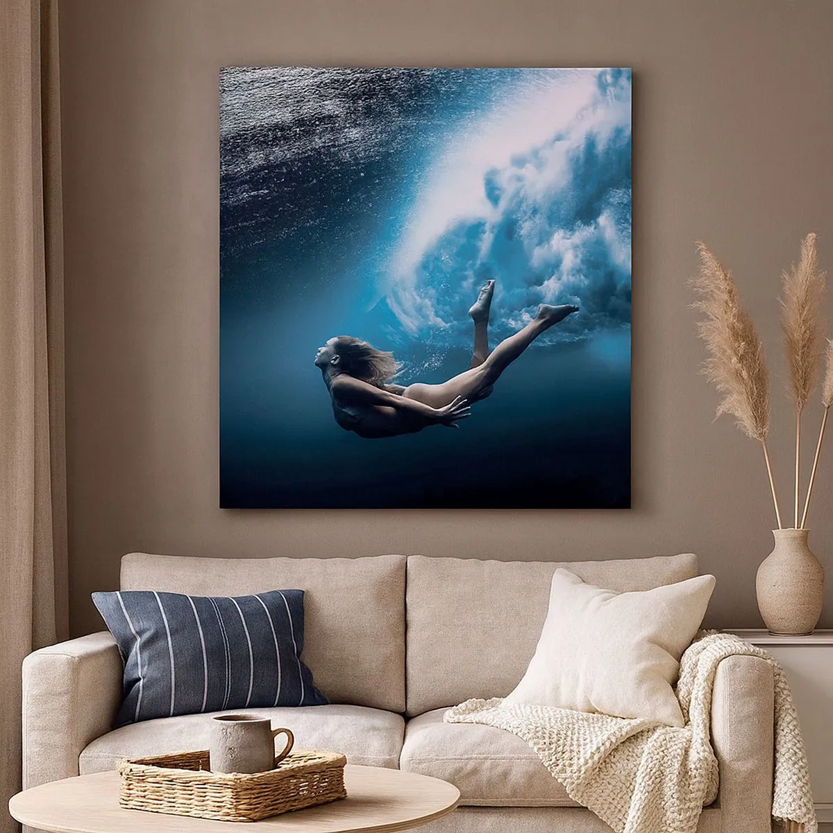 Tablou pe pânză - Sirena modernă - 30x30 cm