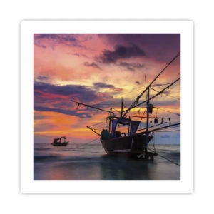 Poster - O seară exotică - 50x50 cm