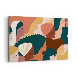 Tablou pe pânză - Numai feminitate - 120x80 cm
