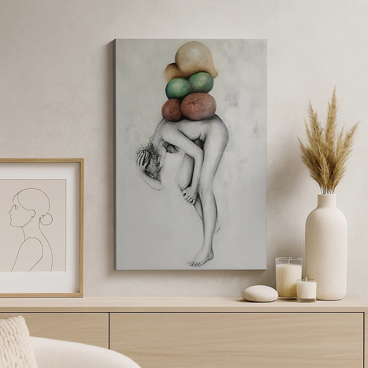 Tablou pe pânză - Povara vieții - 50x70 cm