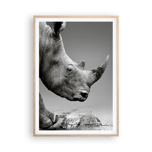 Poster în ramă de stejar deschis - O forță de neoprit - 70x100 cm