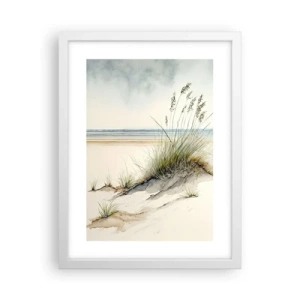 Poster în ramă albă - Răsfățate de vânt - 30x40 cm