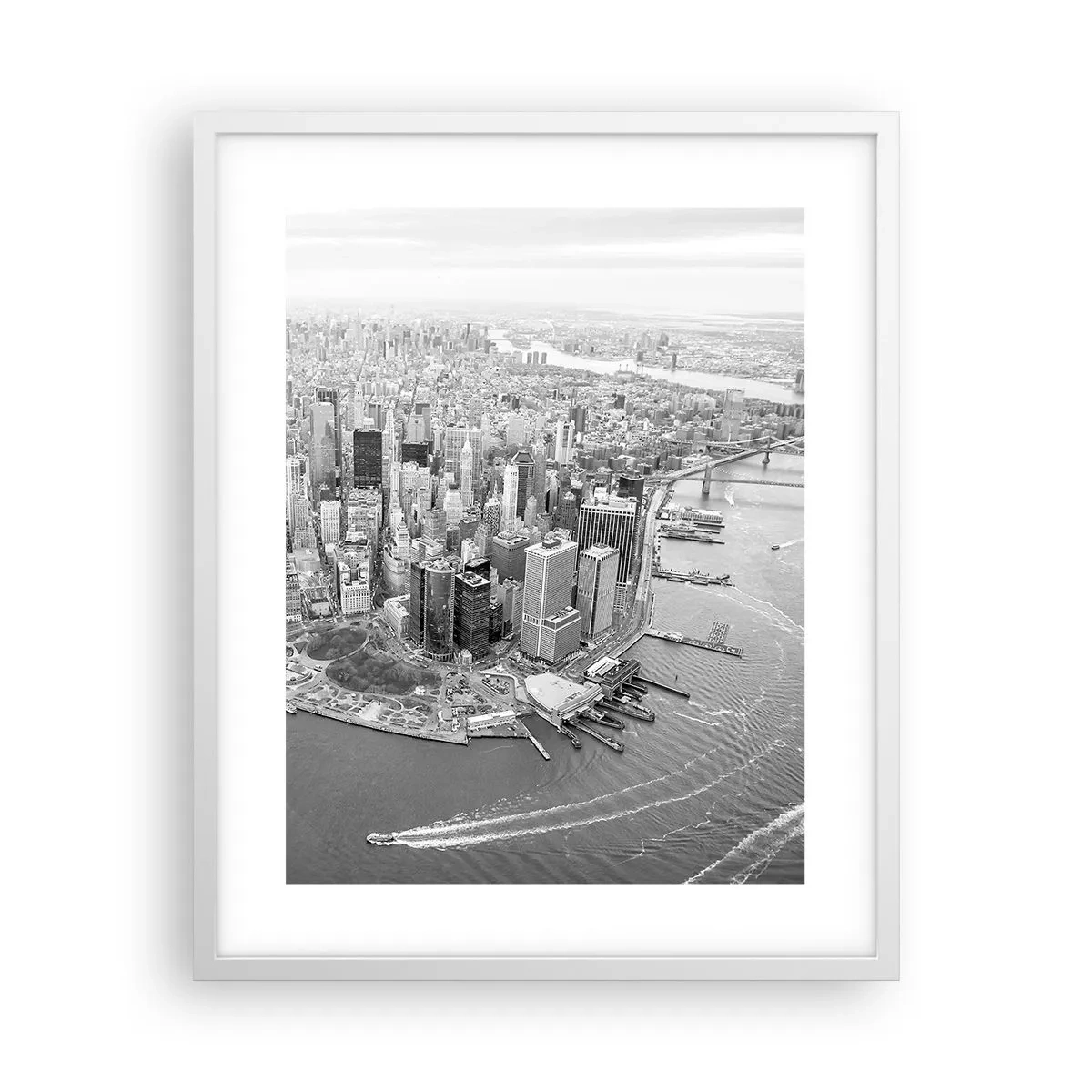 Poster în ramă albă - Cum să nu iubești? - 40x50 cm