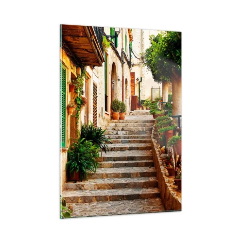 Tablou pe sticlă - Magia unei vacanțe în Spania - 50x70 cm