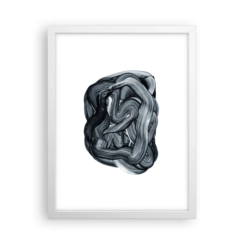 Poster în ramă albă - Nu este atât de simplu - 30x40 cm