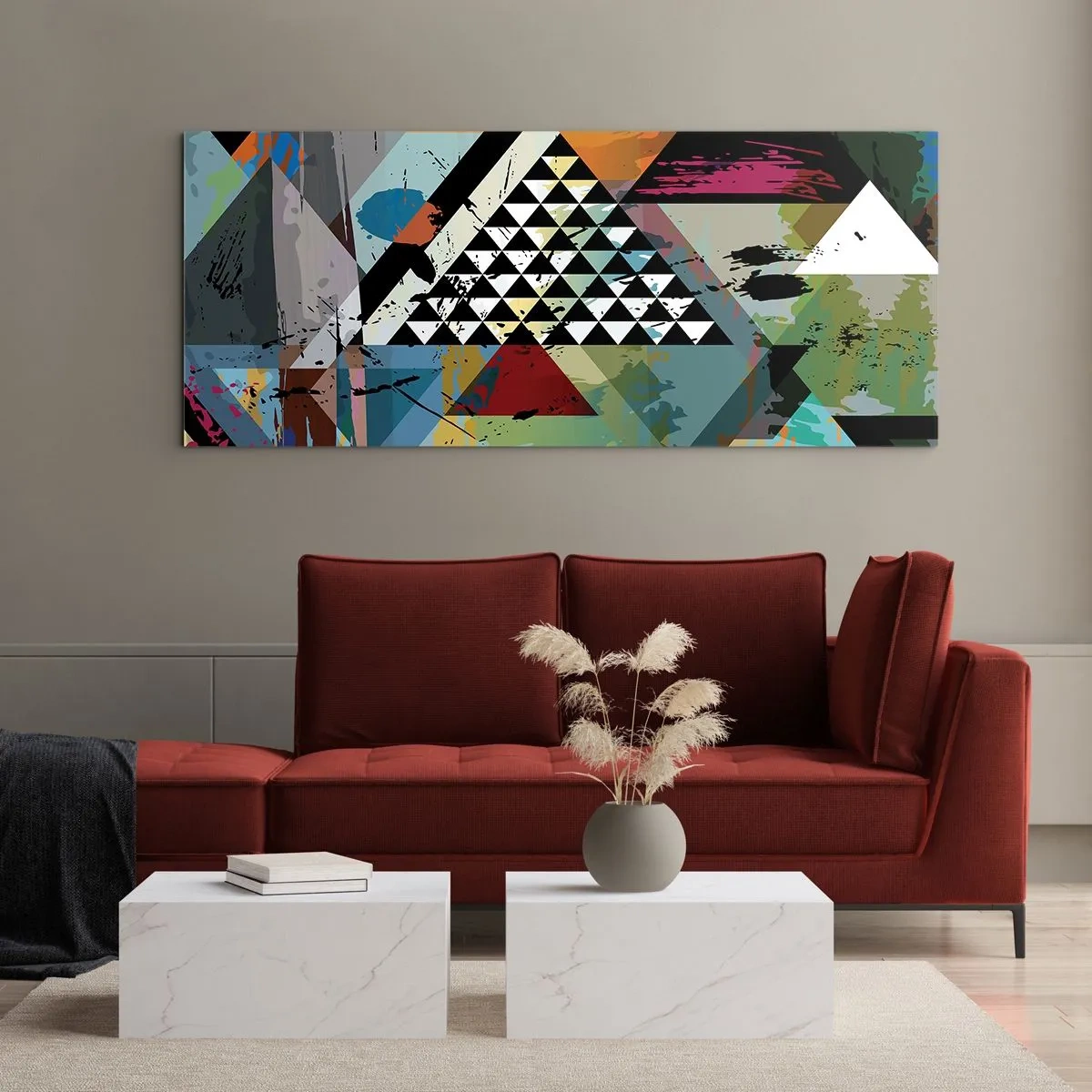 Tablou pe sticlă - Cât de simplu - 160x50 cm
