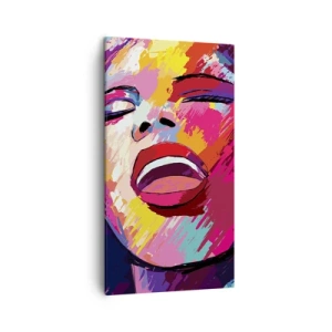 Tablou pe pânză - Cântă toată viața - 45x80 cm