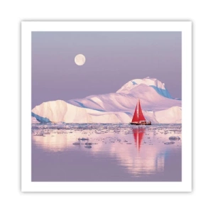 Poster - Căldura pânzei, frigul gheții - 60x60 cm