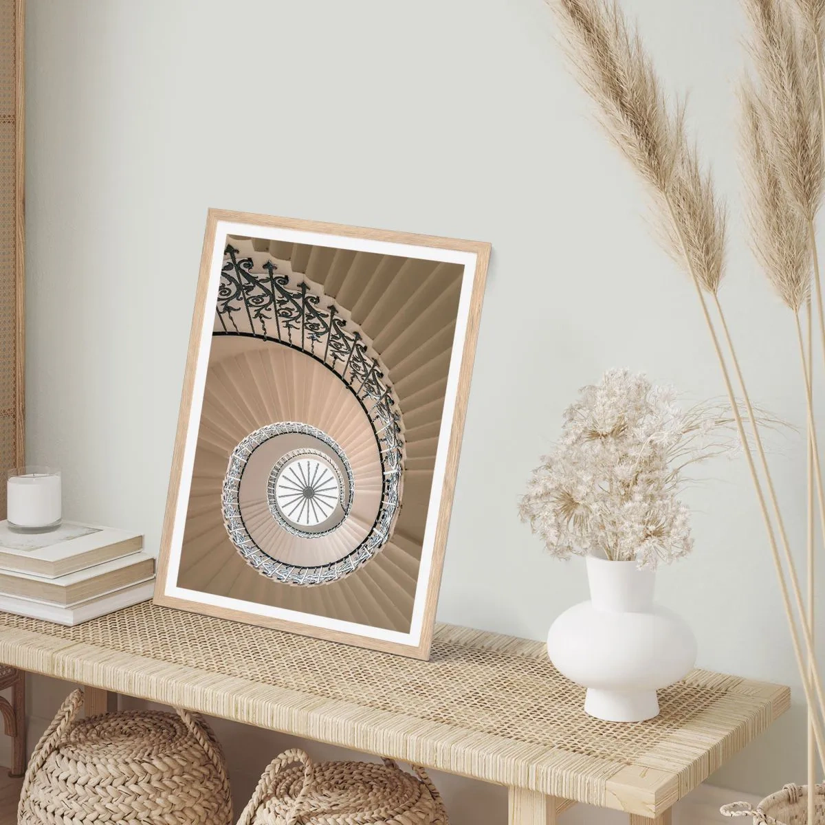 Poster în ramă de stejar deschis - În interiorul cochiliei - 30x40 cm