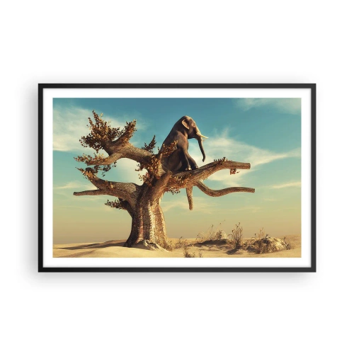 Poster în ramă neagră - Un nou punct de vedere - 91x61 cm