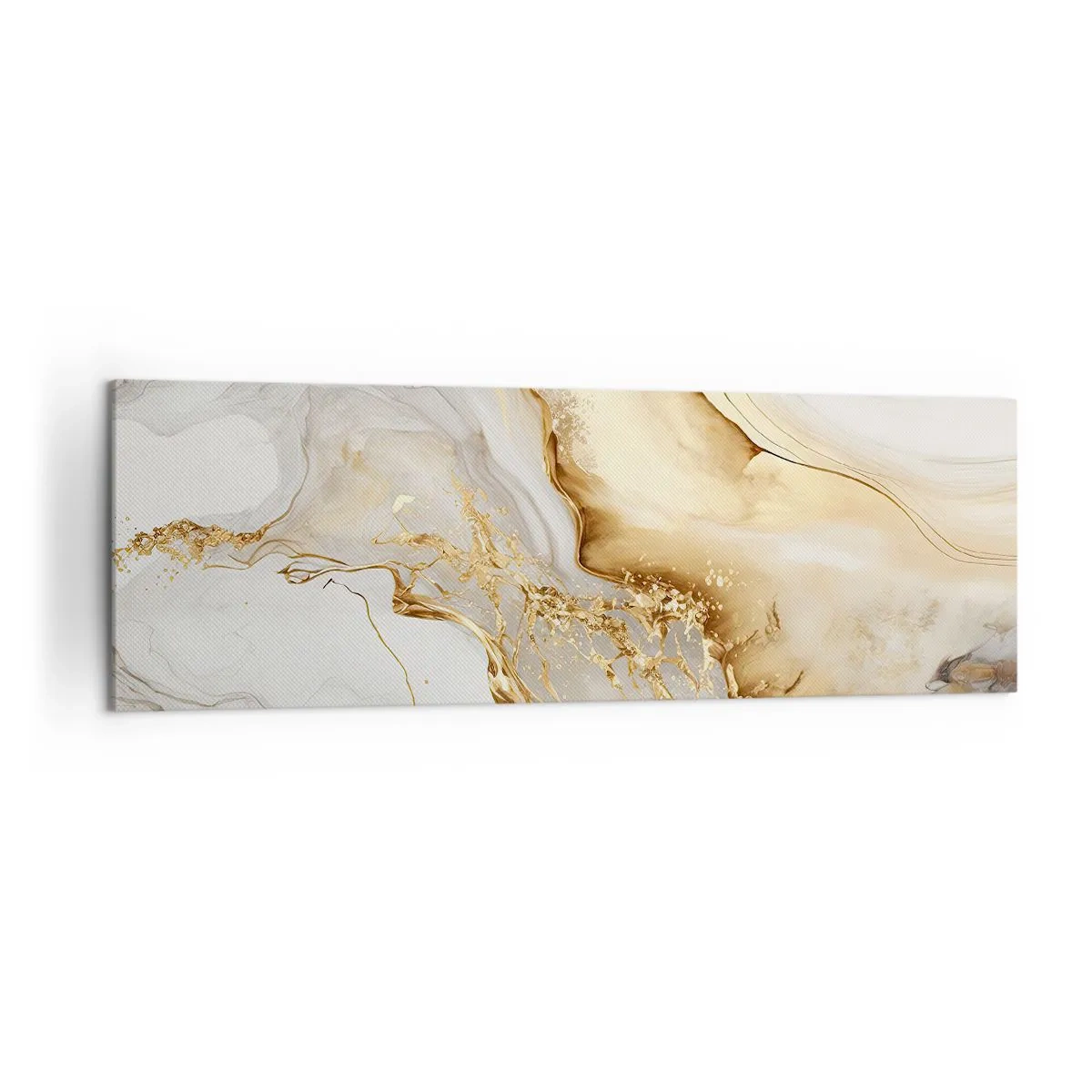 Tablou pe pânză - Abstracție: frumusețe și bunătate - 160x50 cm