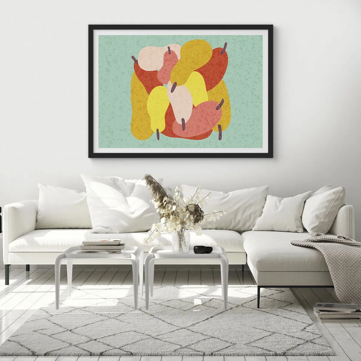 Poster în ramă neagră - Gustă soarele de vară - 70x50 cm