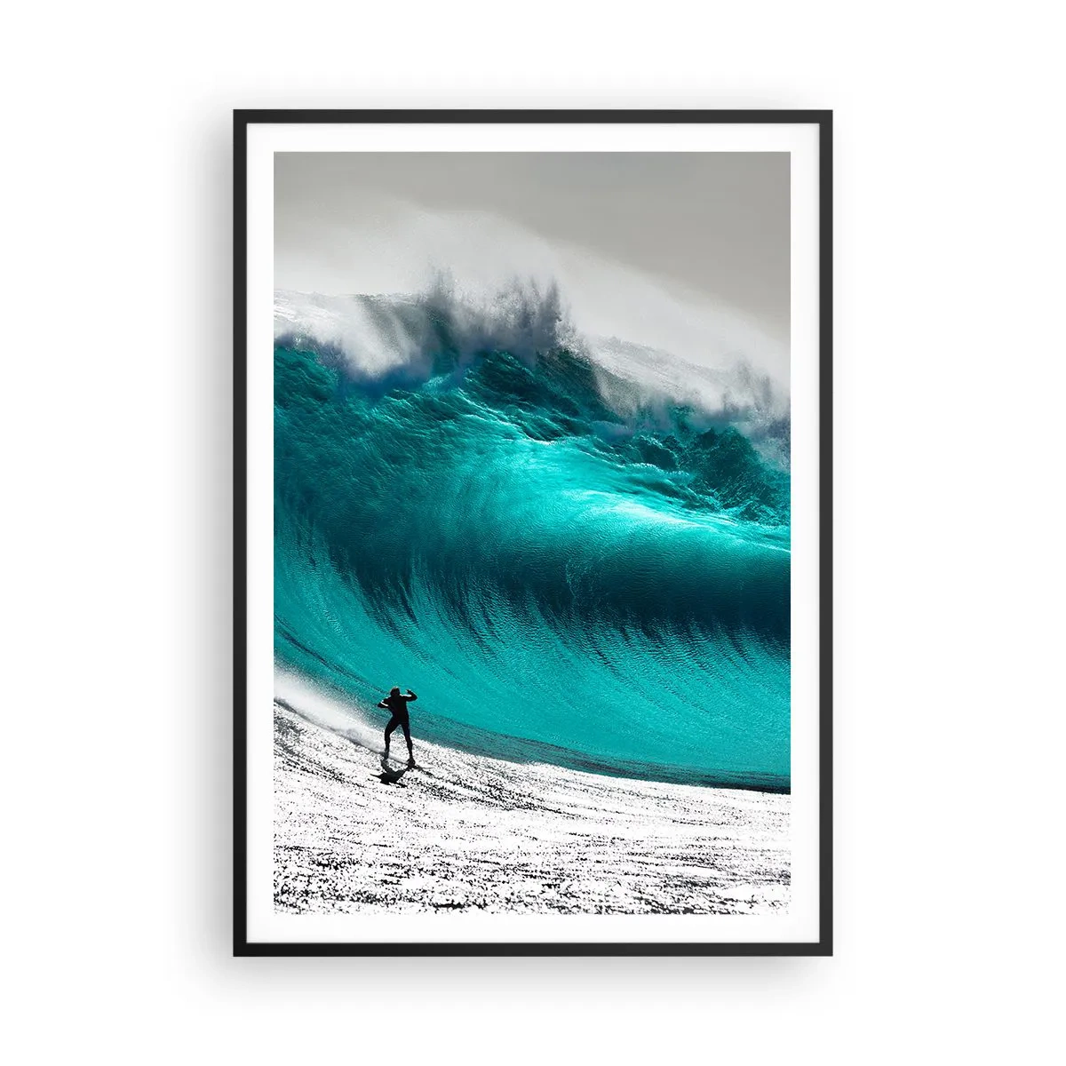 Poster în ramă neagră - Provocare acceptată - 70x100 cm