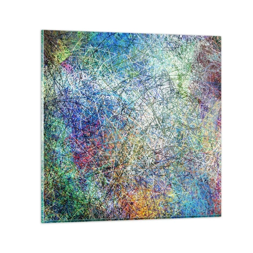 Tablou pe sticlă - Nu este atât de simplu - 30x30 cm