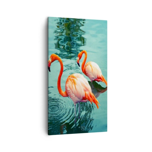 Tablou pe pânză - Suntem bune de revistele de modă - 45x80 cm