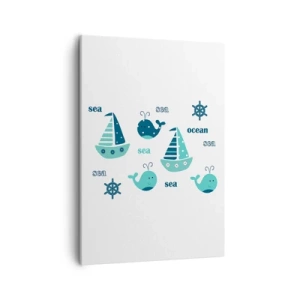 Tablou pe pânză - Peste mări și oceane - 50x70 cm