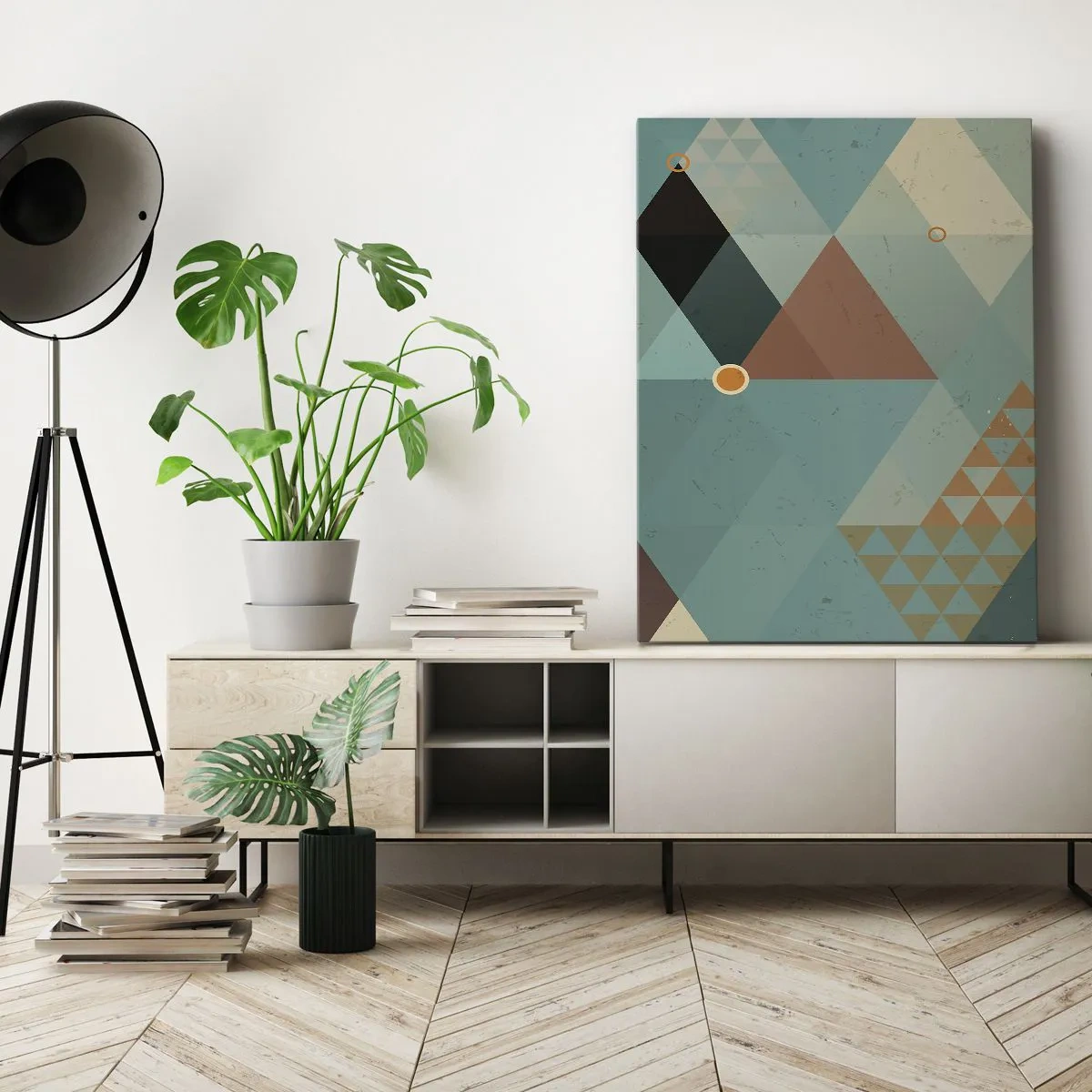 Tablou pe pânză - Unitatea multiplicității, multiplicitatea unității - 45x80 cm