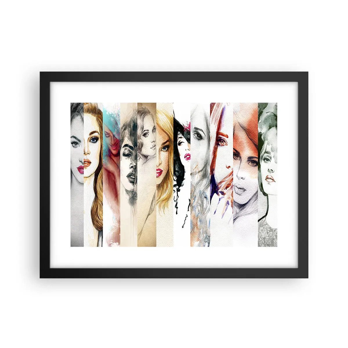 Poster în ramă neagră - Și întotdeauna ești TU - 40x30 cm