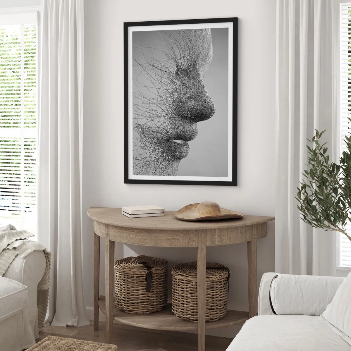 Poster în ramă neagră - Spiritul vântului - 61x91 cm