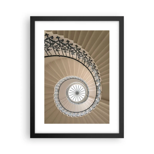 Poster în ramă neagră - În interiorul cochiliei - 30x40 cm