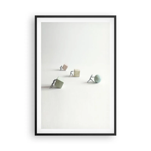 Poster în ramă neagră - Viața însăși - 61x91 cm