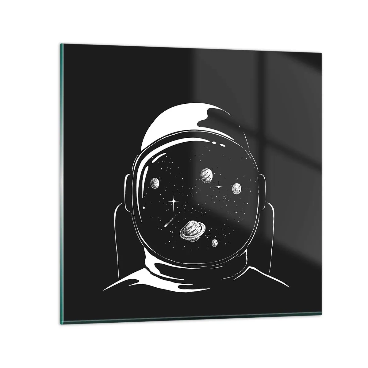 Tablou pe sticlă - Mișto priveliște - 60x60 cm