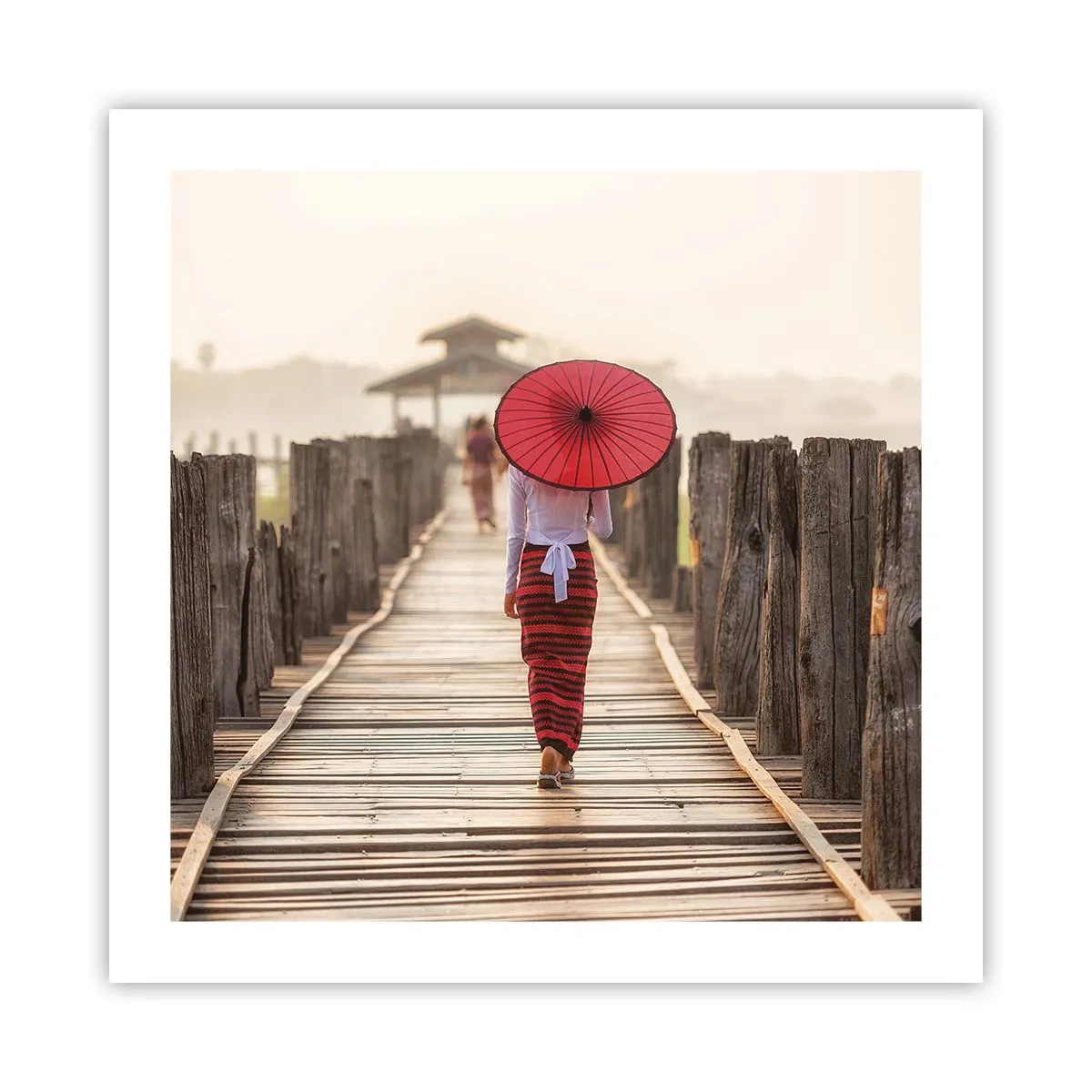 Poster - Pe podul vechi - 50x50 cm