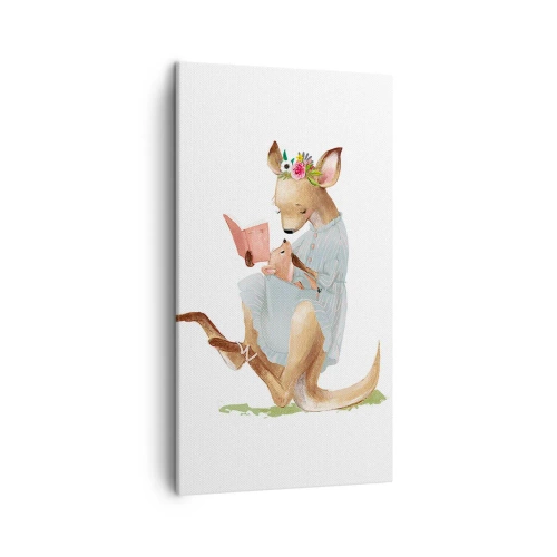 Tablou pe pânză - Citește-mi, mamă - 45x80 cm