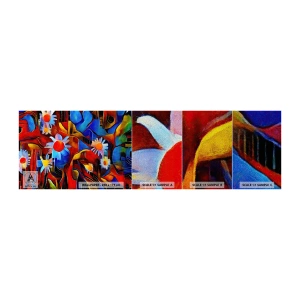 Mostră tapet Premium Sand - Culorile vieții - Abstracția, Cubism, Bucată - 100x30 cm