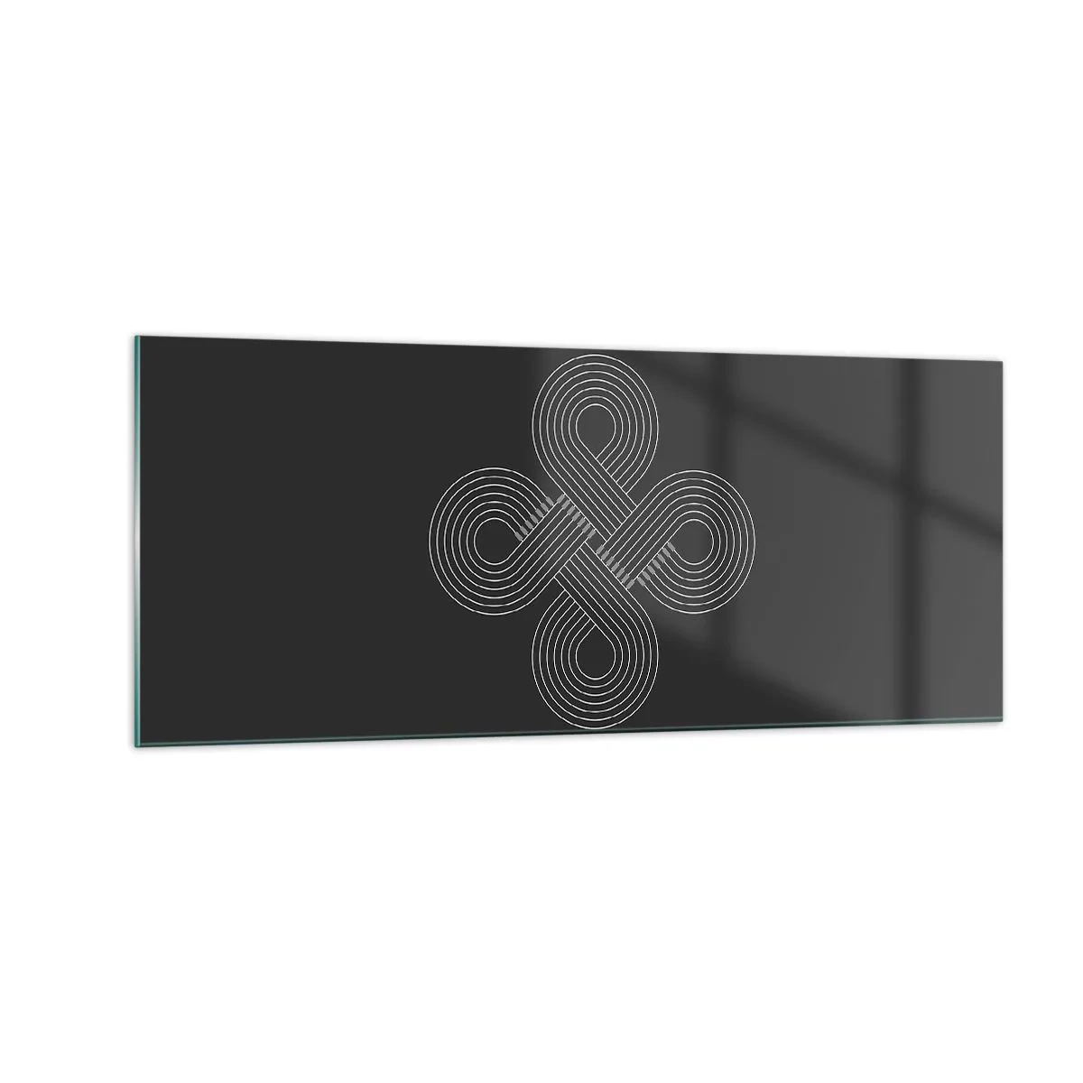 Tablou pe sticlă - În spirit celtic - 100x40 cm