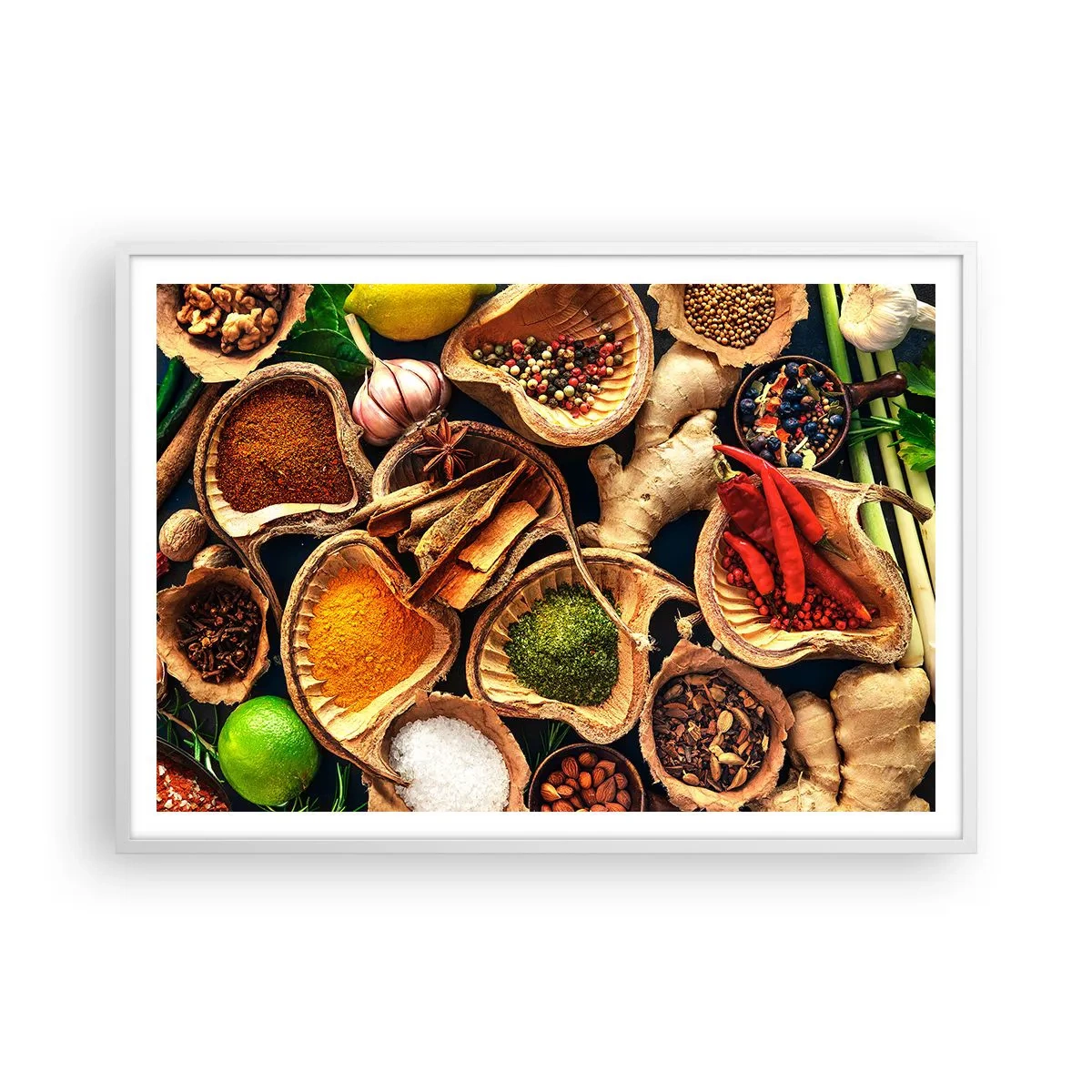 Poster în ramă albă - Ia ce vrei - 100x70 cm