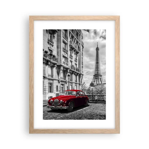 Poster în ramă de stejar deschis - Prădător în oraș - 30x40 cm