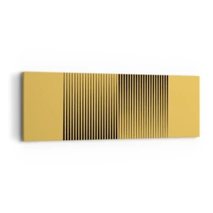 Tablou pe pânză - Pătratul contrariilor - 90x30 cm