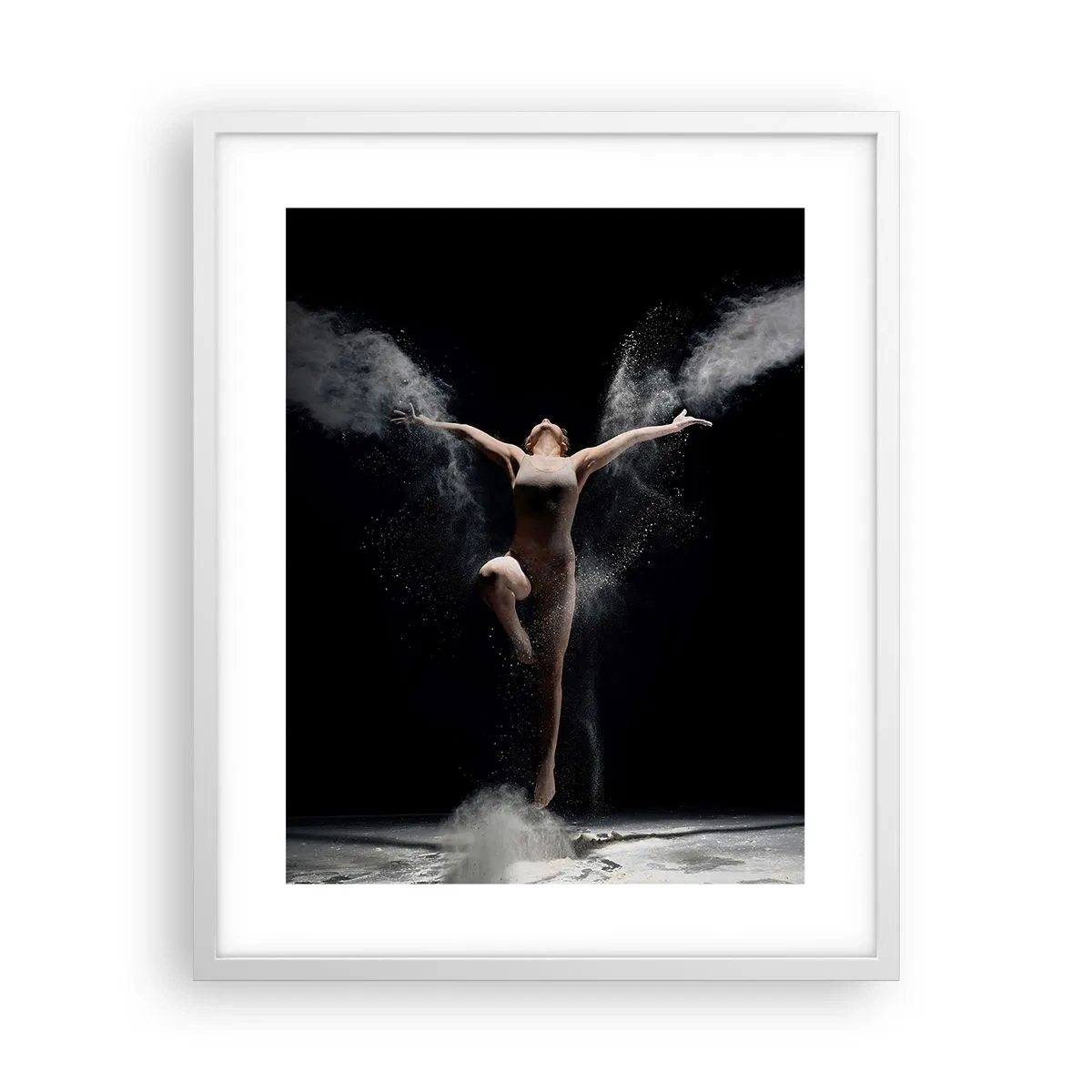 Poster în ramă albă - Elfii există - 40x50 cm