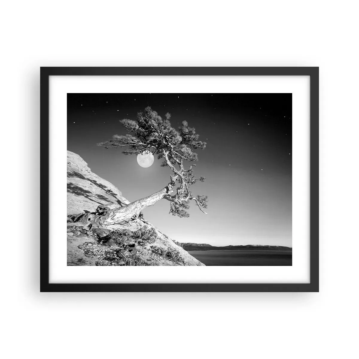 Poster în ramă neagră - Războinicul victorios - 50x40 cm