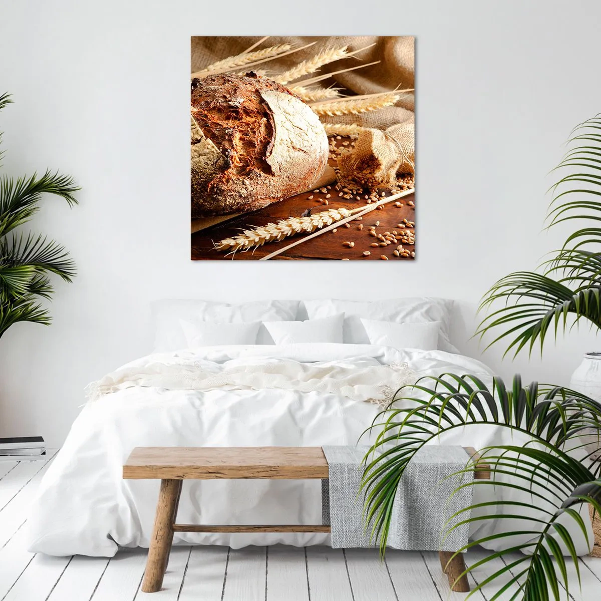 Tablou pe pânză - Apetisantă, parfumată, crocantă - 70x70 cm