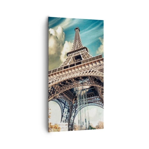 Tablou pe pânză - Și la Paris, în toamna anului .... - 65x120 cm