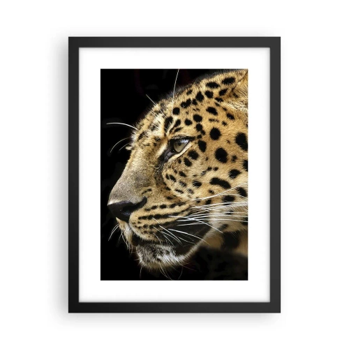 Poster în ramă neagră - Calm, concentrat, pregătit - 30x40 cm