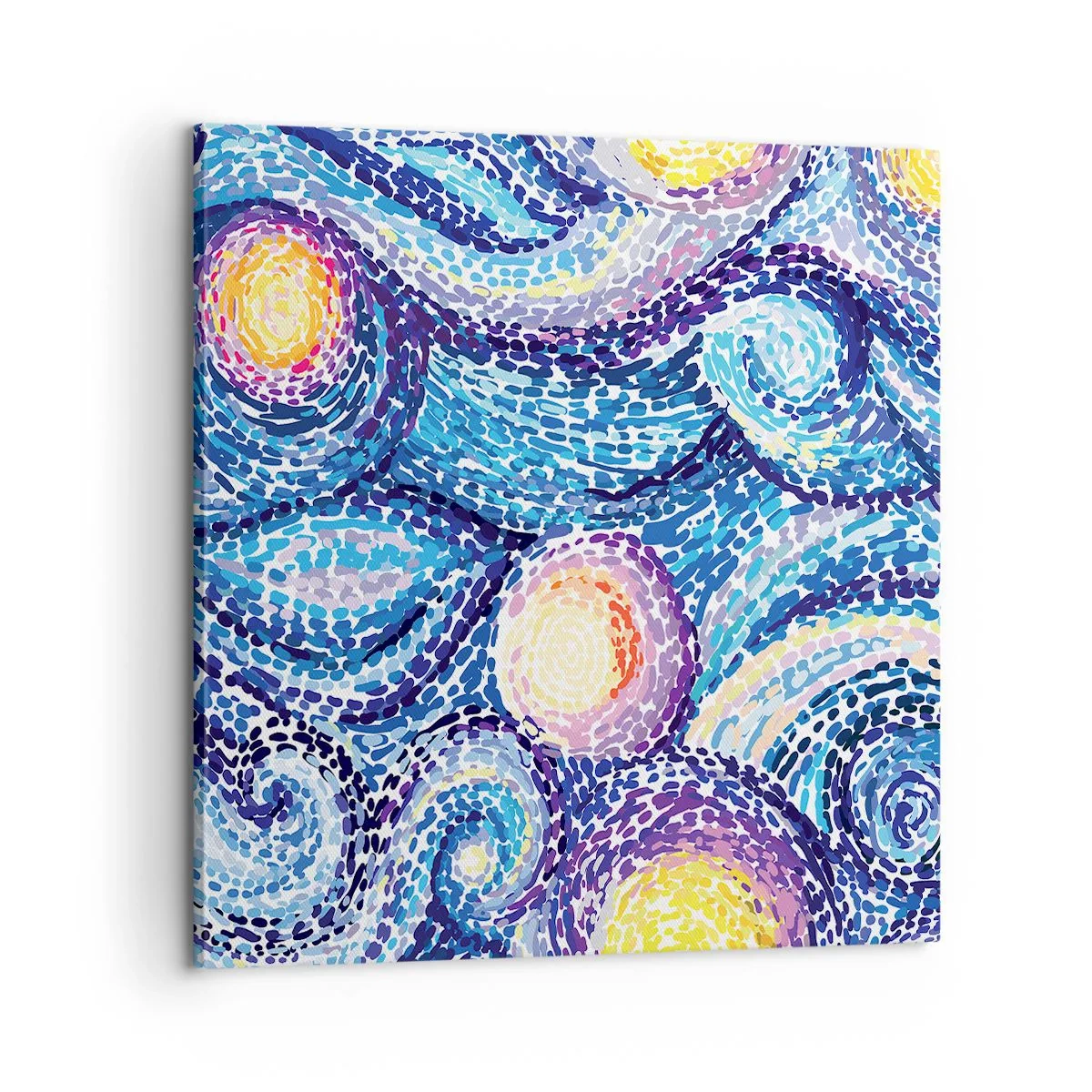 Tablou pe pânză - Dintr-un tablou de van Gogh - 60x60 cm