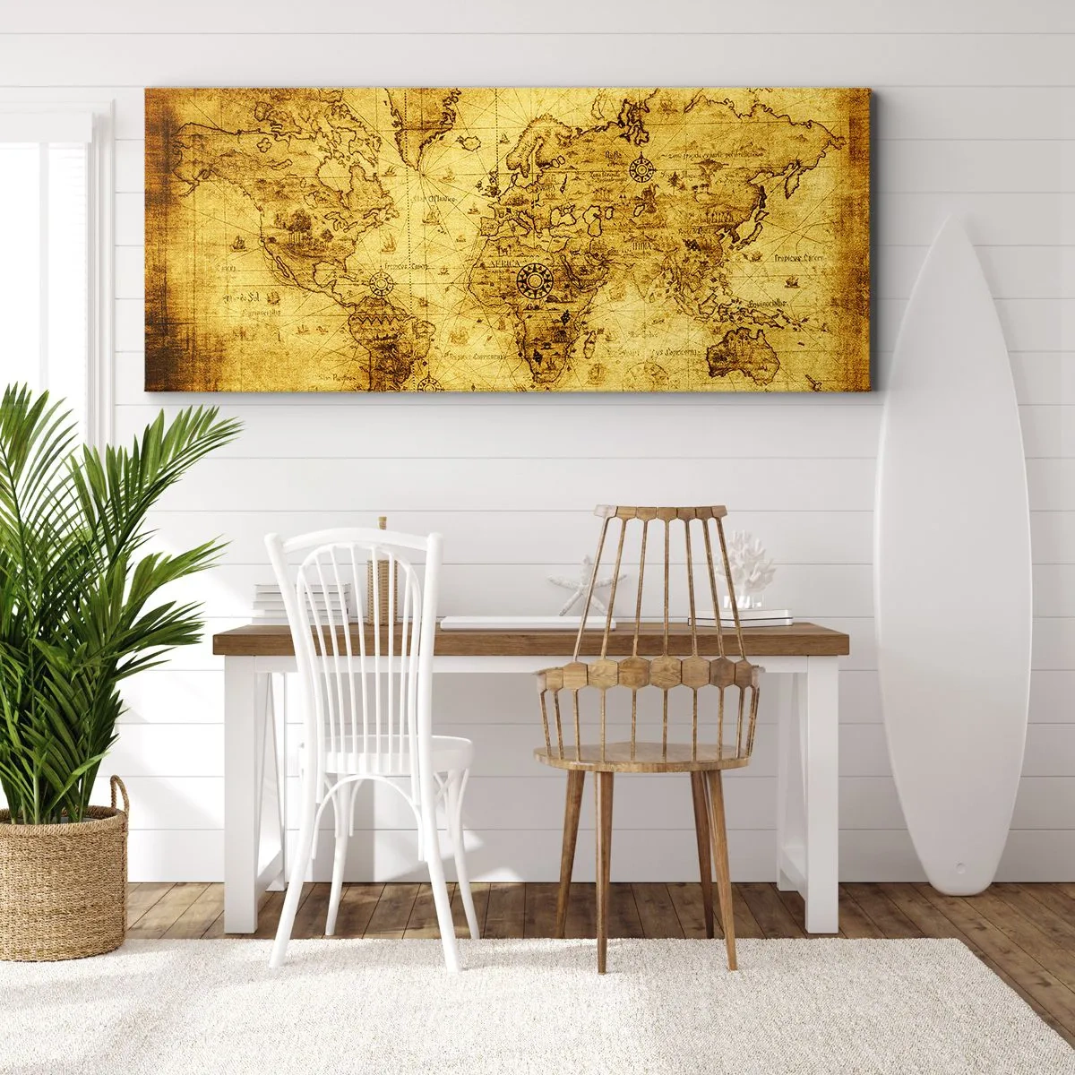 Tablou pe pânză - Această lume ciudată - 120x50 cm